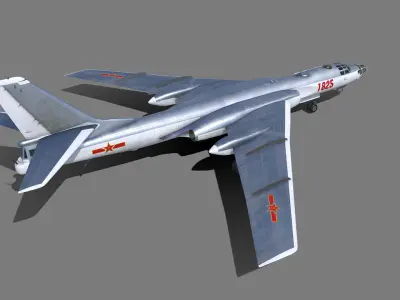 Tu-16 Badger  Xian H-6A 3D model purchase
