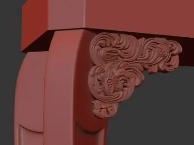  decorative table 3d model 3D model