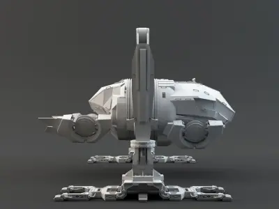 Moon Tug 3D model