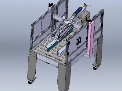 Carton Sealing Machine 3D model