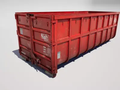 Construction Waste Container 3D model