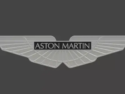 aston martin logo 3D model