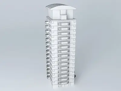 Tower Maasboulevard Free 3D model