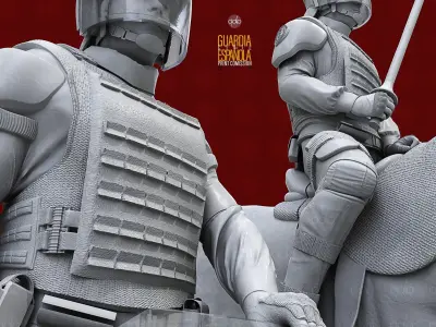 GUARDIA CIVIL  ESPANOL 3D print model