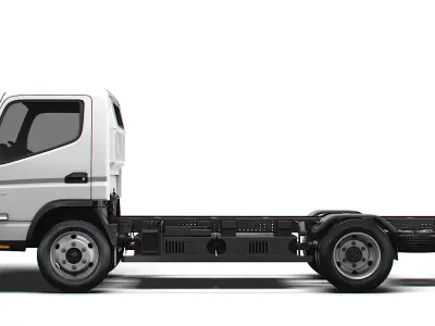Mitsubishi Fuso E Canter ExtraWideCab 3400 2024 3D model