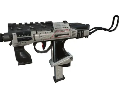 3d Gaming Gun Model 3D model