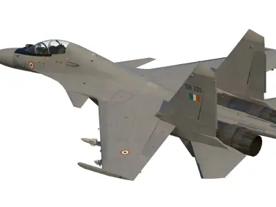 Su-30 MKI 3D model