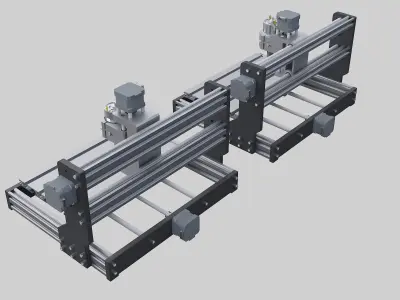 CNC linear guide CNC machine tools 3D model