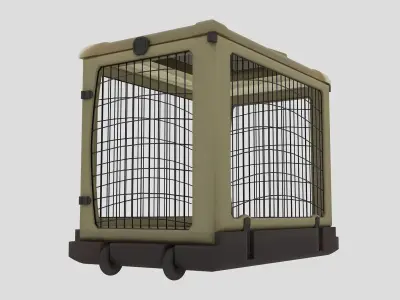 Travel Portable Pet Carrier 3d Model 3D model