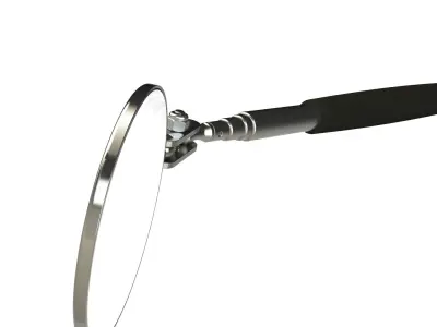 Telescopic inspection mirror 3D model