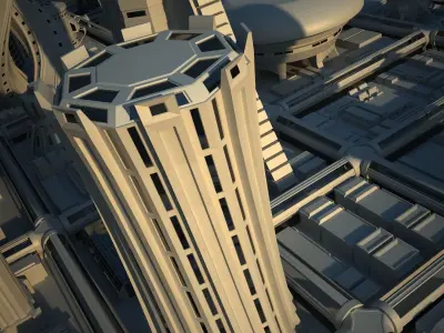 Future City Maya  3D model
