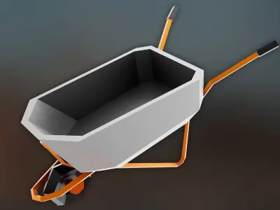 Industry Low-poly props pack model Low-poly 3D model