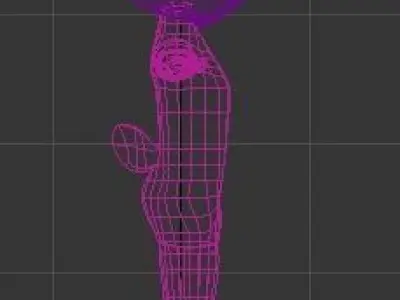 cartoon rabbit 3D model purchase