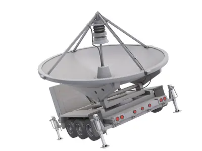 Counter Communications System 3D model purchase