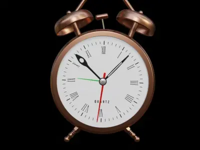 Table clock 3D model