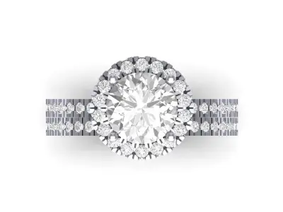 Wedding Ring  3D print model 461