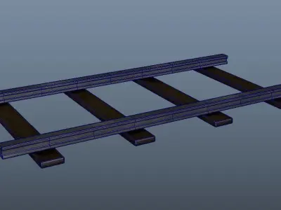 Stylized Mine cart  Low-poly 3D model