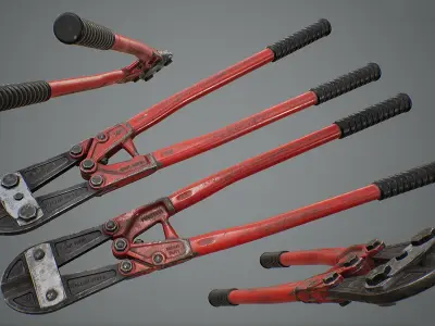 Bolt Cutters Low-poly 3D model purchase