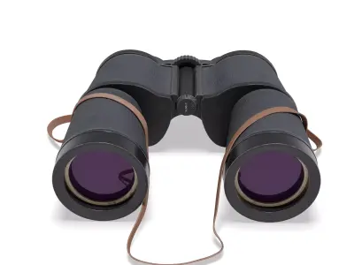 Binocular Model Low-poly 3D model