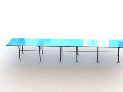 ASSY Solar Panel 10 KW 3D model