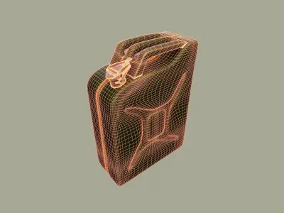 Fuel can 3D model