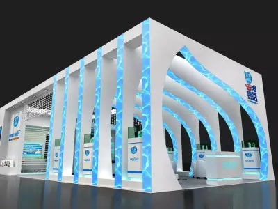 Exhibition - Area - 7X16-3DMAX2011-049 3D model