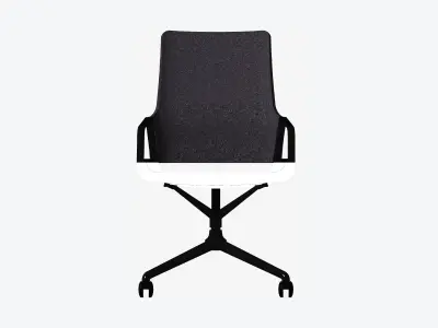 Chair - Conference - Worksmart - 4 Star Castors Low-poly 3D model