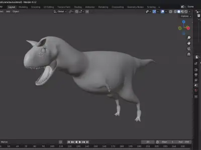 carnotarus 3d model realistic 3D model