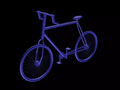 Bicycle Low-Poly Low-poly 3D model