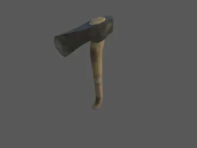 Old Axe Free low-poly 3D model