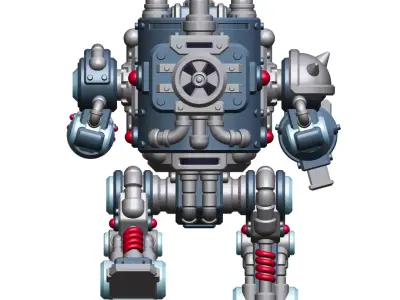 UWU Shadow Force Killjoy Mech Tabletop Wargame Mini 3D print model