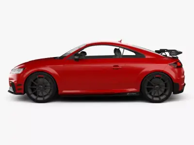 Professional Audi TT RS  Model with Custom Aero Kit 3D model