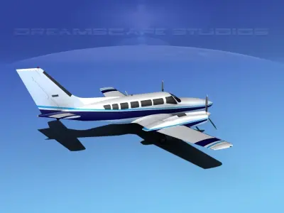 Cessna 404 Titan Corporate 4 3D model