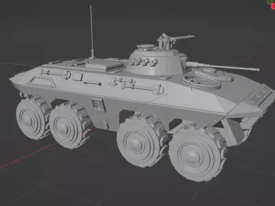 SpPz Luchs Scout Tank SpaehPanzer 3D print model