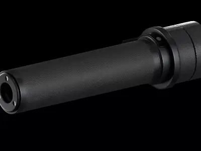 AAA PBS-1 Silencer Game Ready PBR Low-poly 3D model