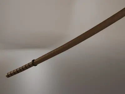 Bokken wand 3D model