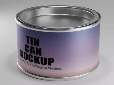 Tin can 3D model purchase