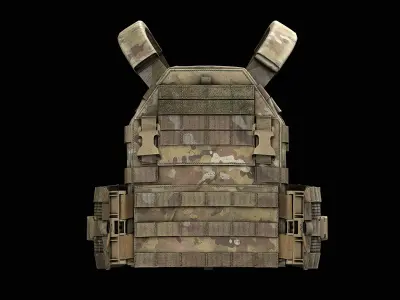 TYR Tactical PICO DSX Assaulter Plate Carrier V1 Low-poly 3D model