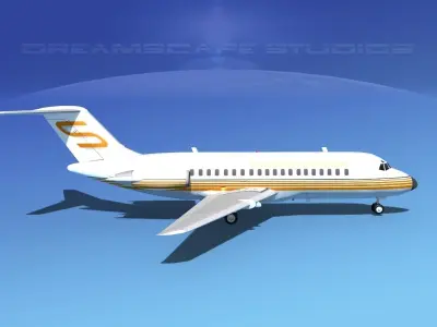 Douglas DC-9-15 Sonorra Air Charter 3D model