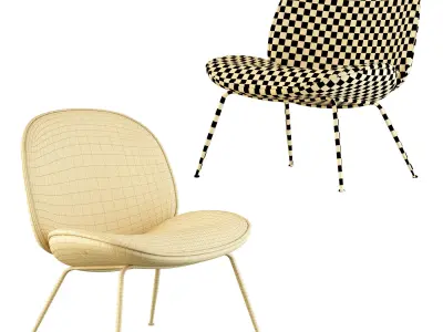 Beetle Lounge Chair 3D model