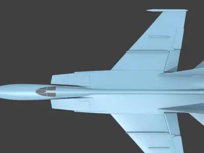 mig-25 foxbat 3D print model