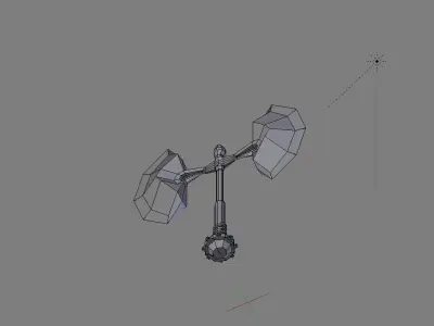 Simple model 3 axe Free low-poly 3D model