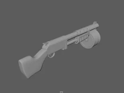 Panic Attack  Low-poly 3D model