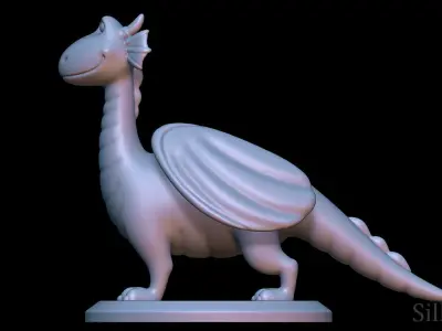 Firedrake - Dragon Rider 3D print model