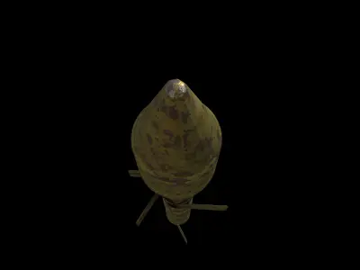 B40 missile 3D model