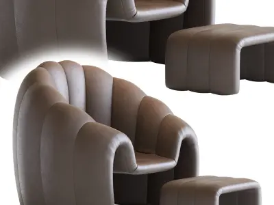 Armchair Art Shell 3D model