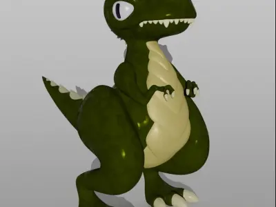 Dinosaur 3D model 12