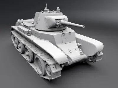 BT7 Scale model 3D print model