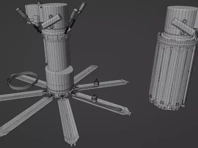 PTKM anti tank mine 3D model