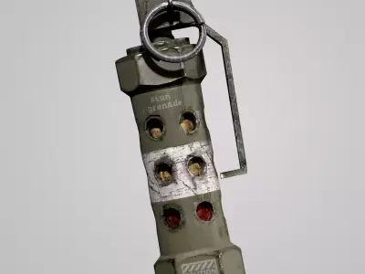 Stun Grenade - Military 3D model
